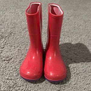 Kids Red Rain Boots